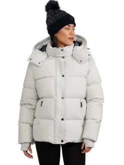 Cheap Adhara Manteau Matelasse Court Surdimensionne Femmes Matelassés
