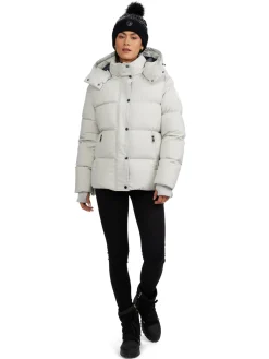 Cheap Adhara Manteau Matelasse Court Surdimensionne Femmes Matelassés