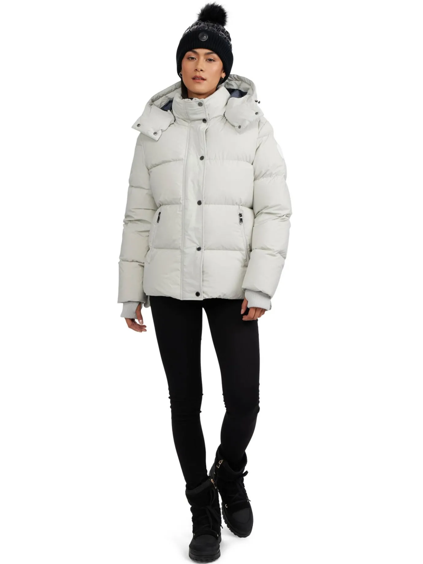 Cheap Adhara Manteau Matelasse Court Surdimensionne Femmes Matelassés