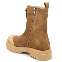 Fashion Ayama Botte En Cuir Pour Femmes Femmes Bottes Décontractées