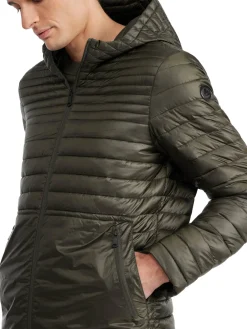 Sale Eriksson Matelasse Leger Compressible Pour Hommes Hommes Matelassés