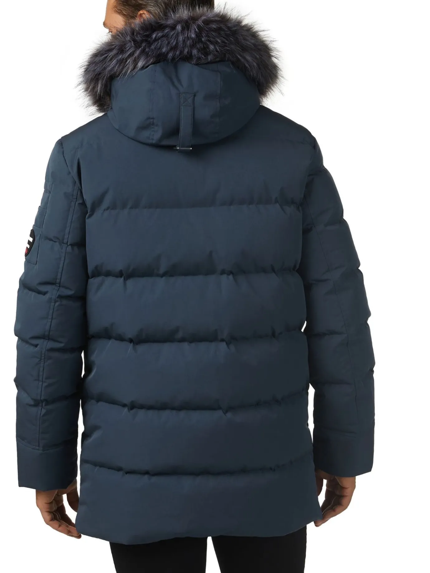 Store Hamilton Parka Matelasse Pour Hommes Avec Contour En Fausse Hommes Parkas