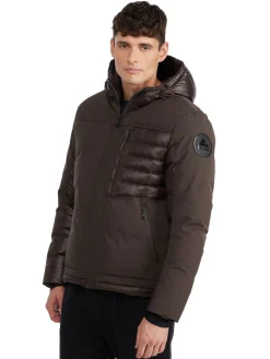 Store Hoku Manteau Leger Pour Hommes Hommes Matelassés