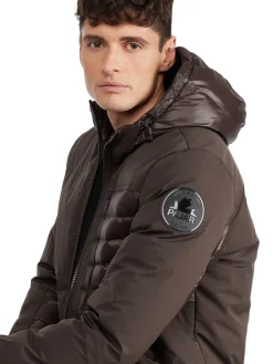 Store Hoku Manteau Leger Pour Hommes Hommes Matelassés