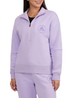Best Huron Sweat Demi-Zippe Pour Femmes Femmes Hauts