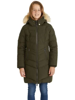 Cheap January Manteau Matelassee Pour Filles Enfants Manteaux