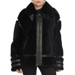 Shop Jenny Veste Zippee En Peau De Mouton Pour Femmes Femmes Bombers