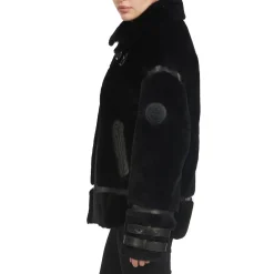 Shop Jenny Veste Zippee En Peau De Mouton Pour Femmes Femmes Bombers