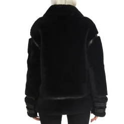 Shop Jenny Veste Zippee En Peau De Mouton Pour Femmes Femmes Bombers