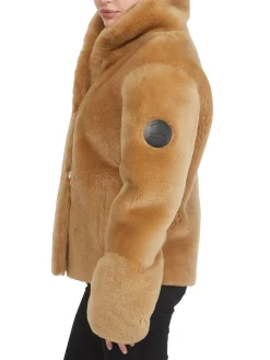 Cheap Nathalie Veste Reversible En Peau De Mouton Pour Femmes Femmes Bombers