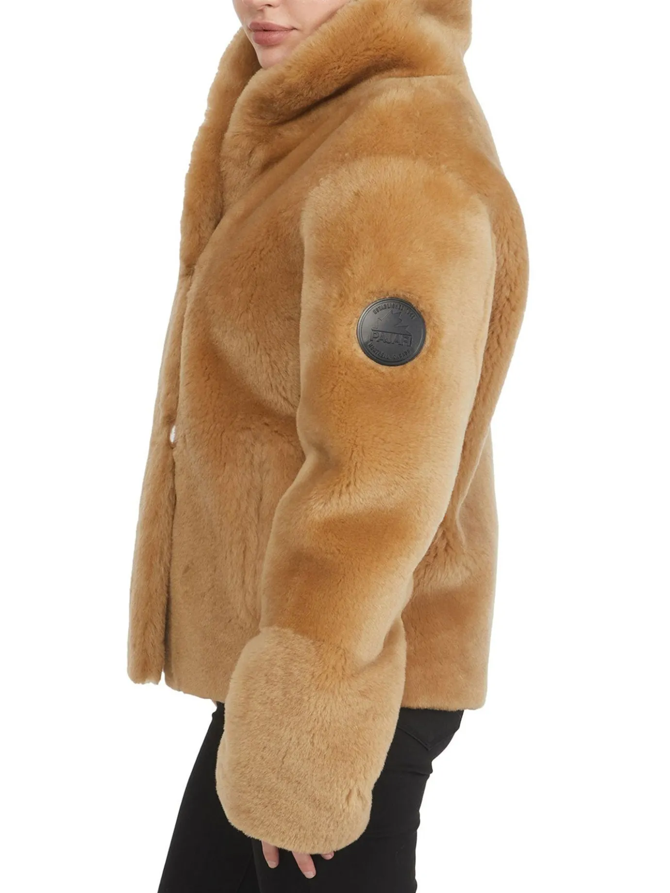 Cheap Nathalie Veste Reversible En Peau De Mouton Pour Femmes Femmes Bombers