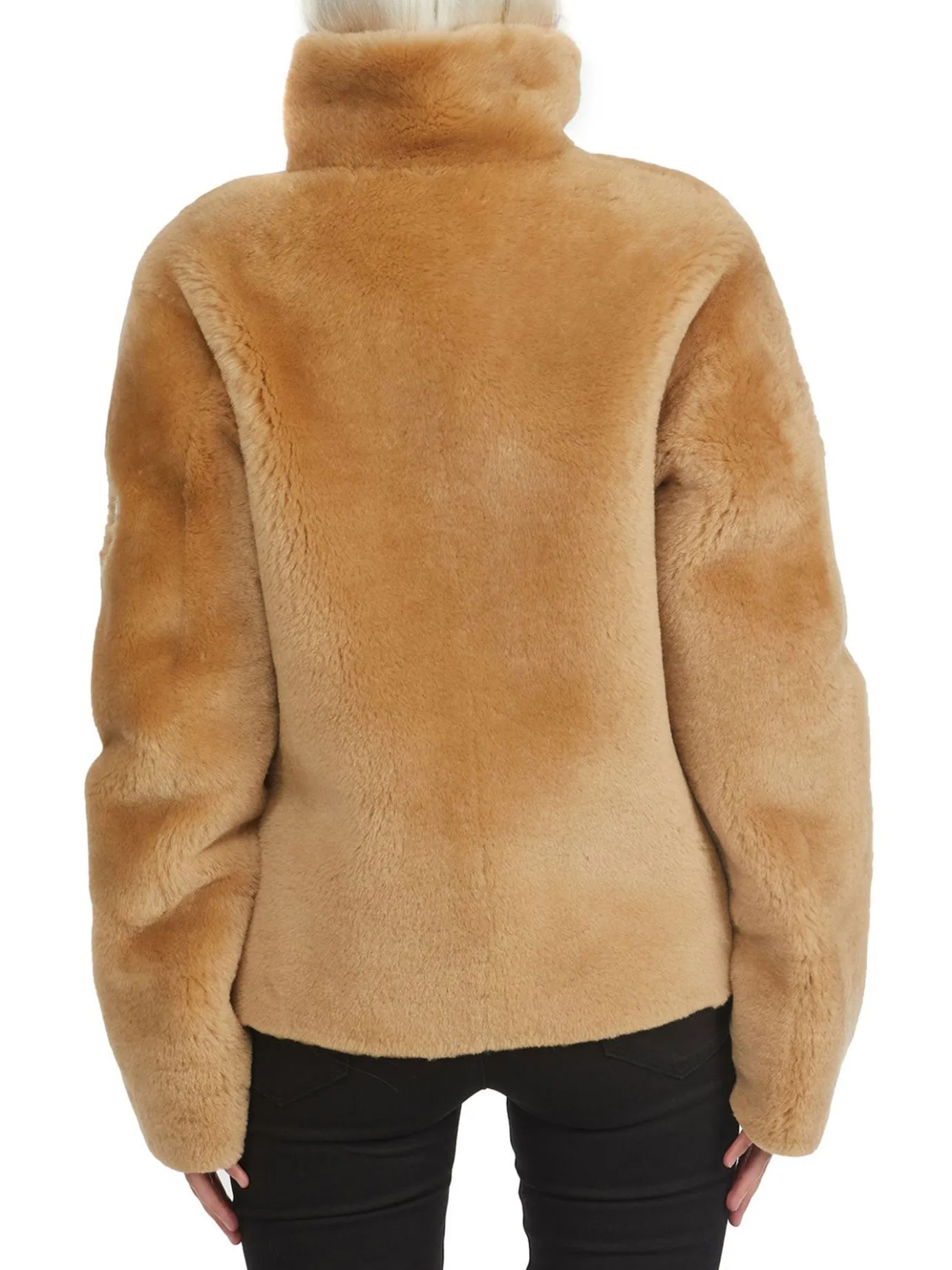 Cheap Nathalie Veste Reversible En Peau De Mouton Pour Femmes Femmes Bombers