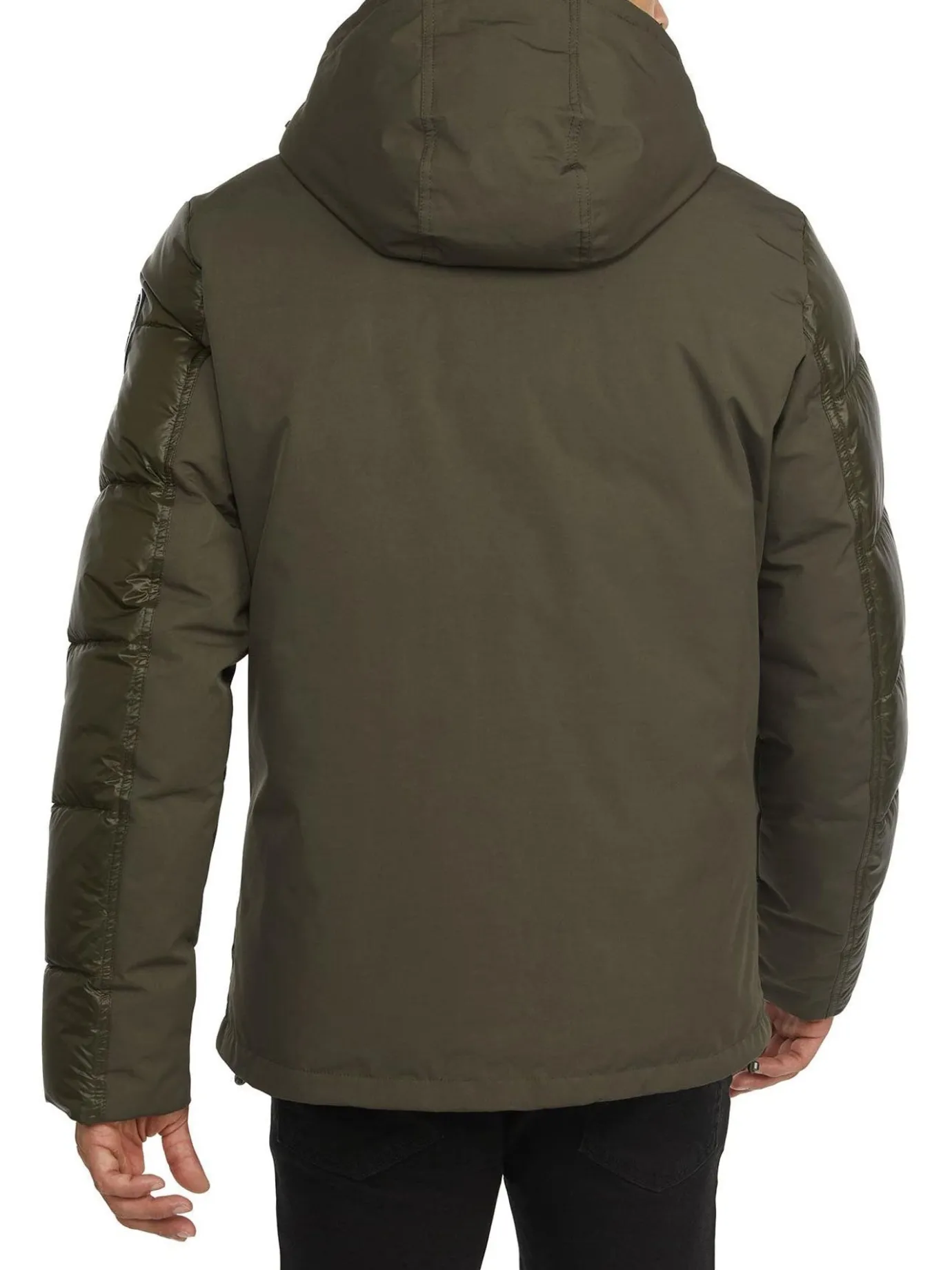 Clearance Olsen Matelasse Leger Pour Hommes Hommes Matelassés
