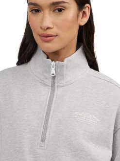 New Pearson Pull Coupe Essentielle Demi-Zip Pour Femmes Femmes Hauts