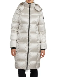 Store Solstice Matelasse Long Pour Femmes Femmes Matelassés