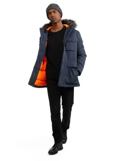 Best Sale Soren Parka Pour Hommes Avec Contour En Fausse Fourrure Hommes Parkas
