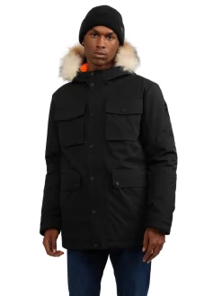 Sale Soren Parka Pour Hommes Avec Contour En Fausse Fourrure Hommes Parkas