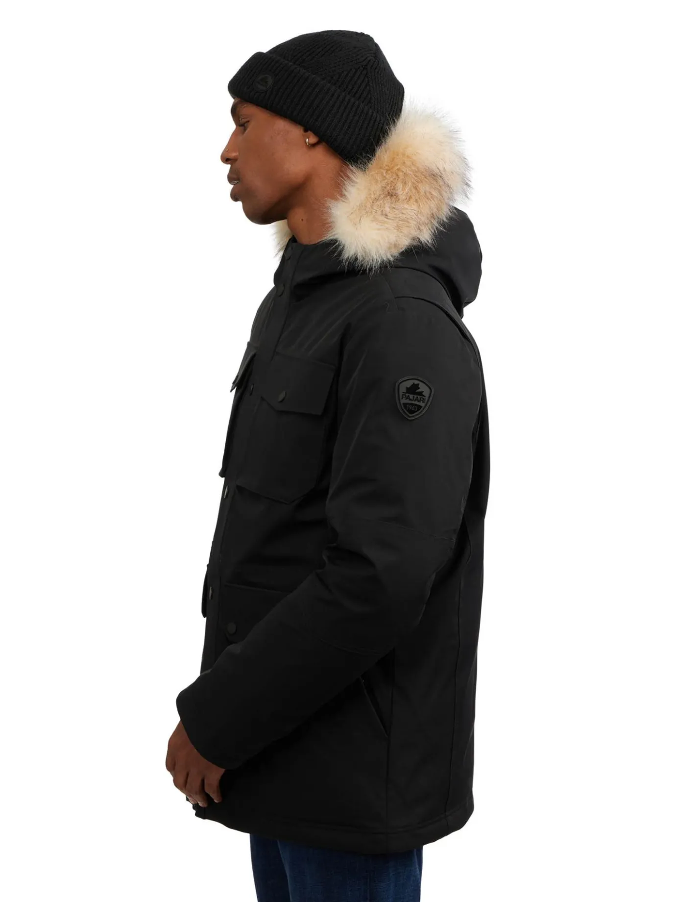 Sale Soren Parka Pour Hommes Avec Contour En Fausse Fourrure Hommes Parkas