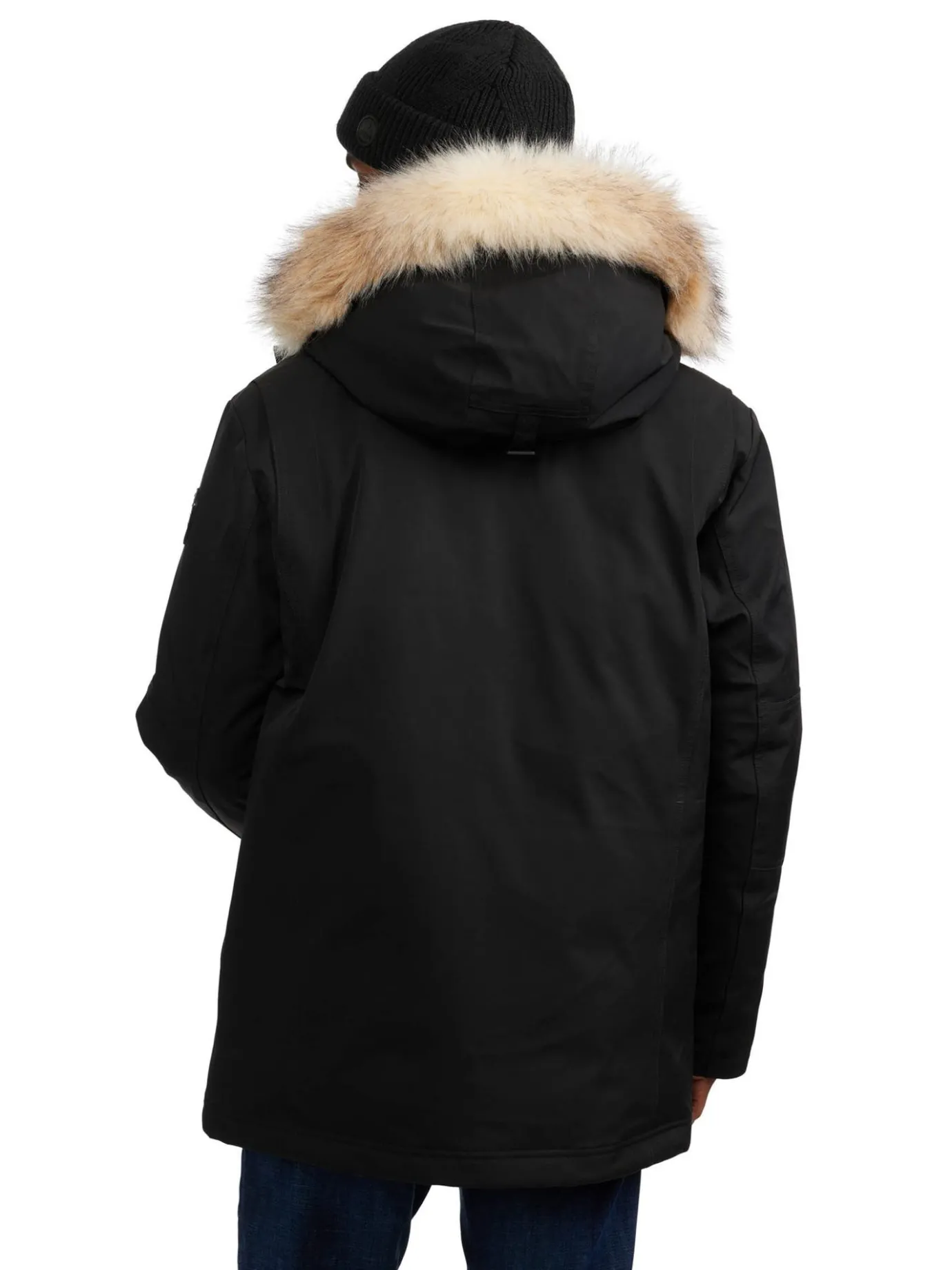 Sale Soren Parka Pour Hommes Avec Contour En Fausse Fourrure Hommes Parkas