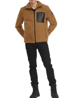Cheap Teddy Manteau En Peau De Mouton Pour Hommes Hommes Bombers