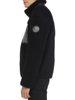 Fashion Teddy Manteau En Peau De Mouton Pour Hommes Hommes Bombers