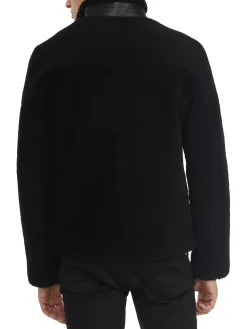 Fashion Teddy Manteau En Peau De Mouton Pour Hommes Hommes Bombers