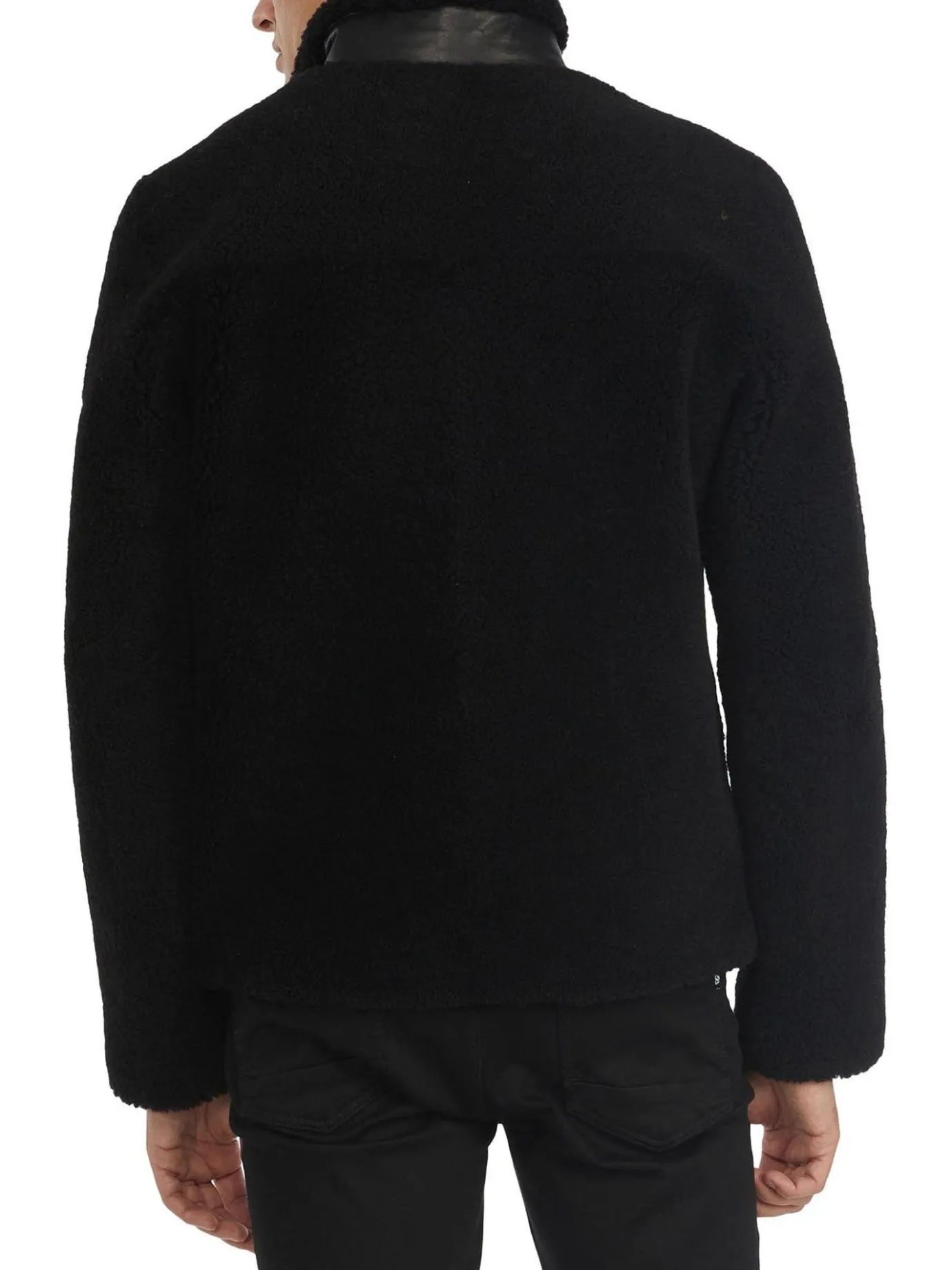 Fashion Teddy Manteau En Peau De Mouton Pour Hommes Hommes Bombers