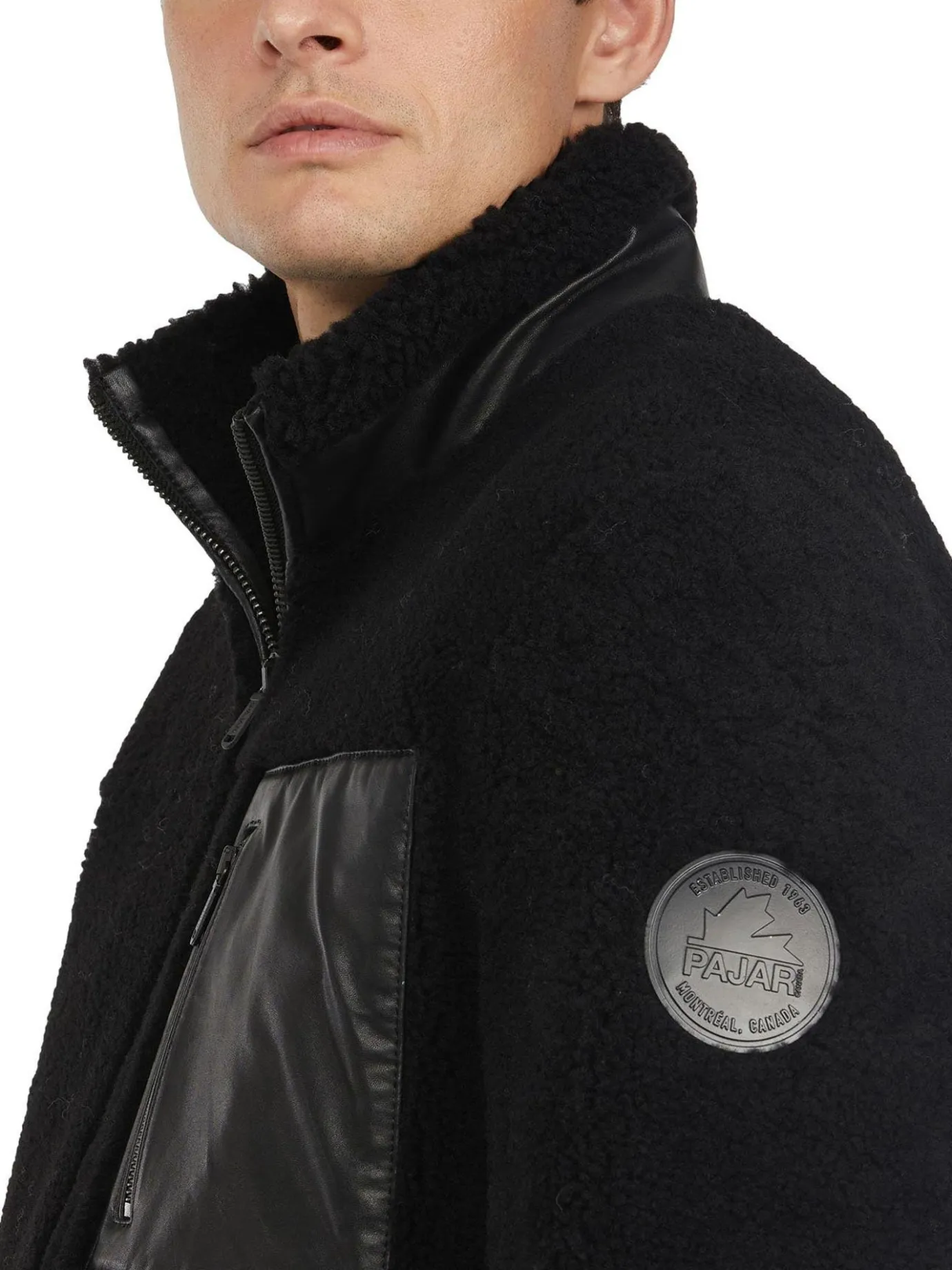 Fashion Teddy Manteau En Peau De Mouton Pour Hommes Hommes Bombers