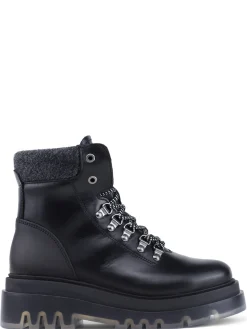 New Vienna Botte A Lacets Pour Femmes Femmes Bottes D'Hiver