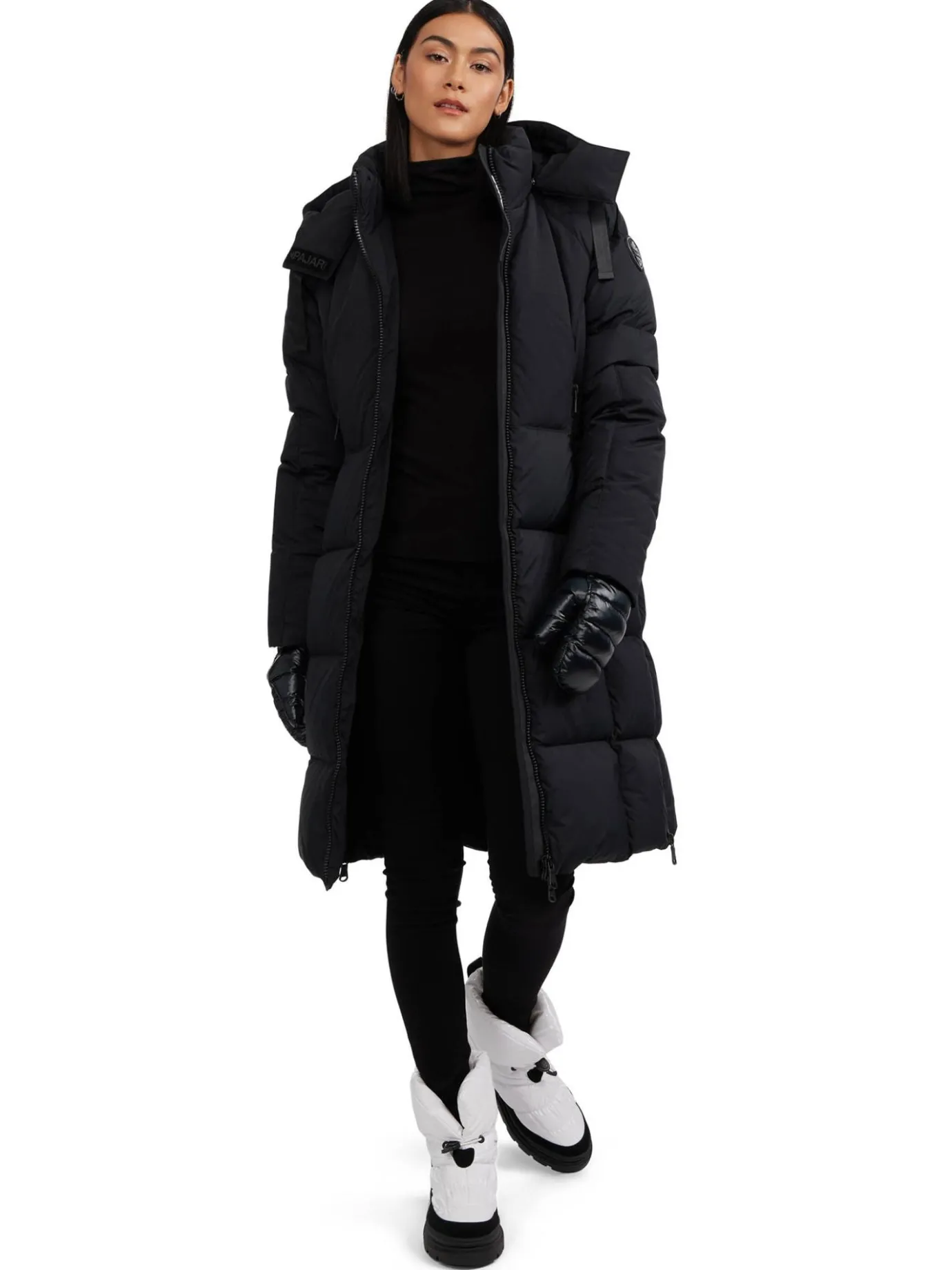 Fashion Zaniah Manteau Matelasse Long Pour Femmes Femmes Matelassés