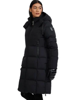 Fashion Zaniah Manteau Matelasse Long Pour Femmes Femmes Matelassés