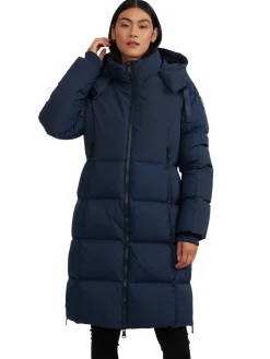 Cheap Zaniah Manteau Matelasse Long Pour Femmes Femmes Matelassés