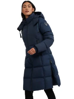 Cheap Zaniah Manteau Matelasse Long Pour Femmes Femmes Matelassés